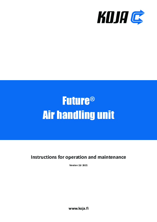 Future® - Operation and maintenance instructions (EN)