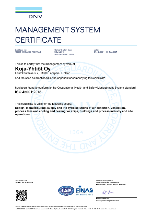 ISO 45001:2018